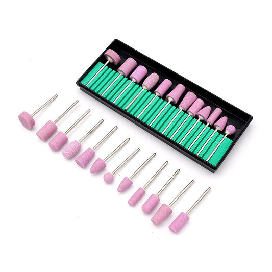 Kit 12 Embouts Pour Ponceuse Ongle
