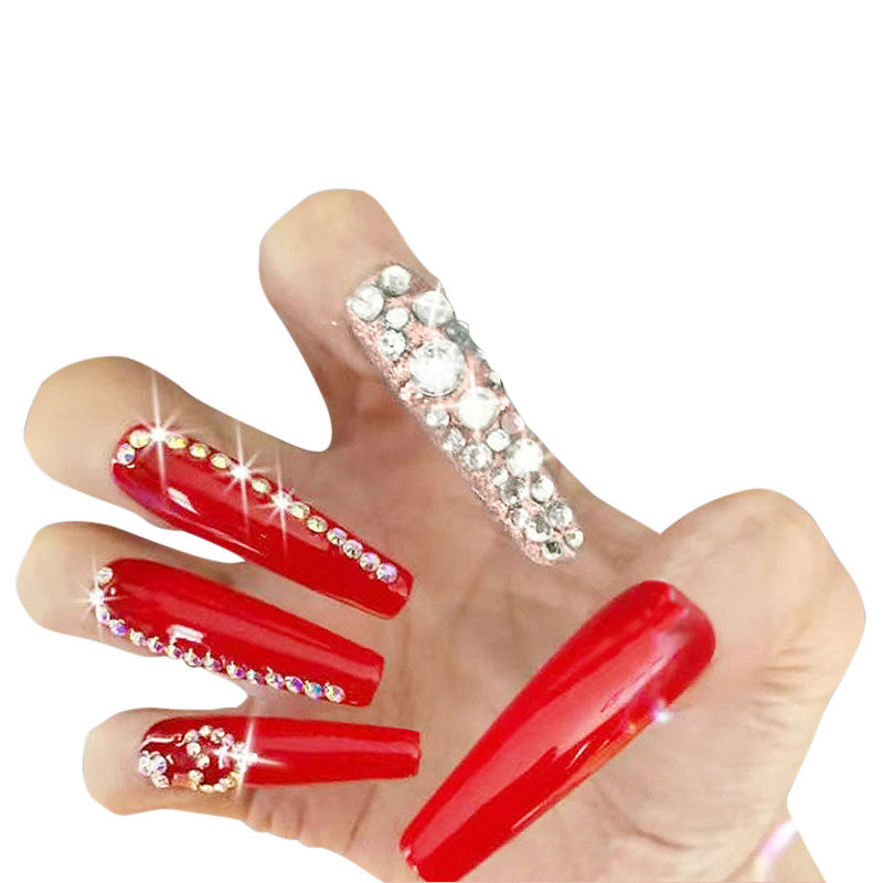 Press-on Rouge Strass