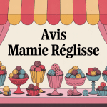 avis mamie reglisse illustration rétro ambiance gourmande