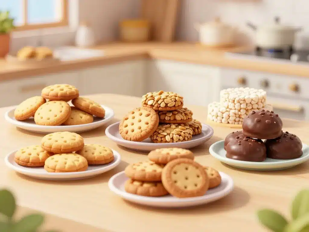 Comparatif biscuits moins caloriques versus biscuits caloriques