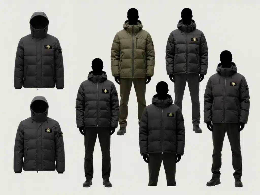 Différents styles doudoune Stone Island coupes et usages