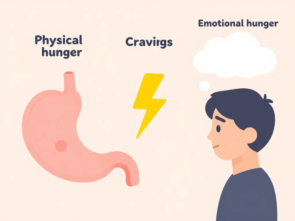 comment couper la faim types de faim schéma visuel