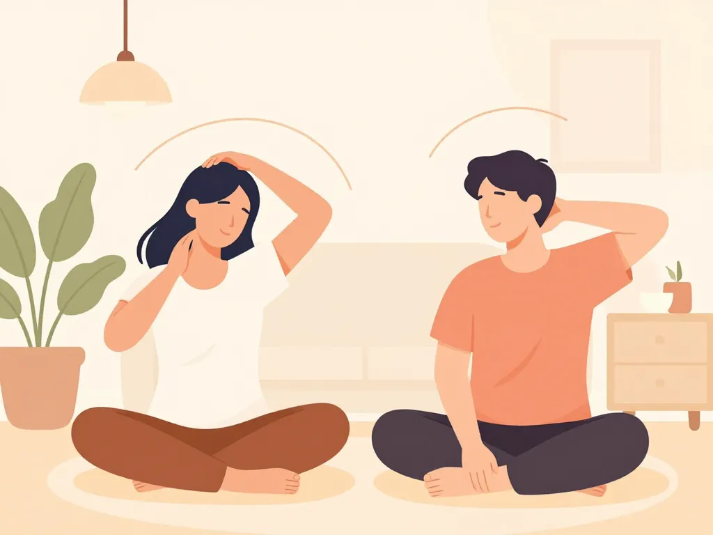 comment détendre les cervicales exercices étirements doux