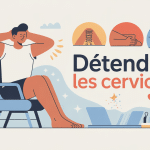 comment détendre les cervicales illustration relaxation nuque