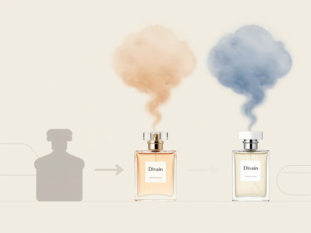 Divain avis diagramme concept parfums inspirés