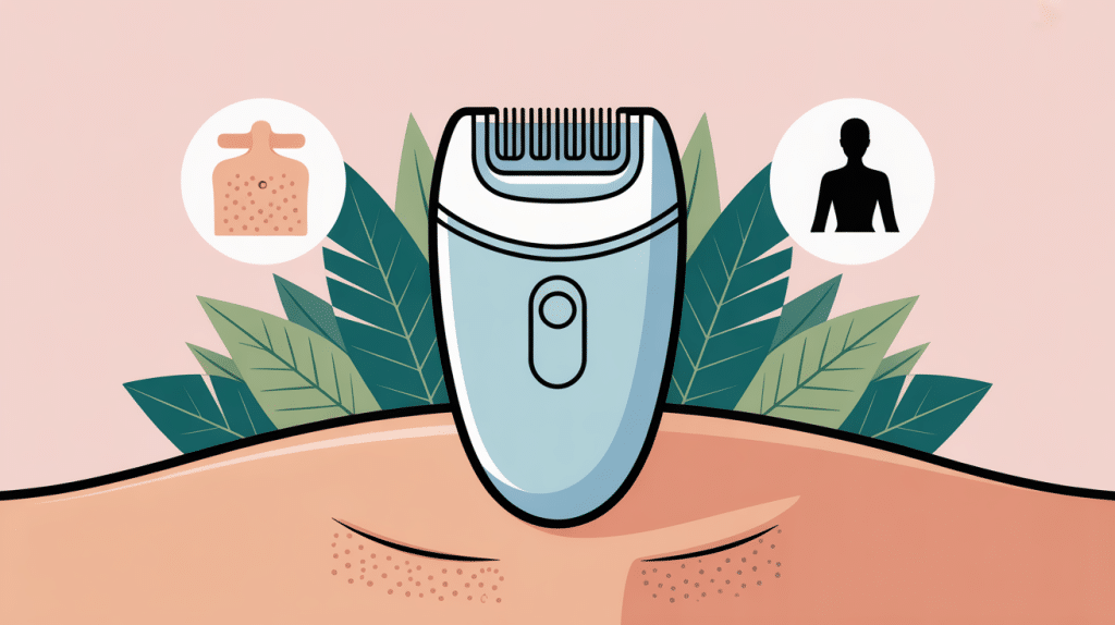 épilateur électrique avis dermatologue illustration sécurité conseils