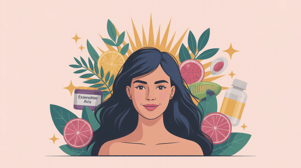 ExtensoHair avis illustration chevelure vitalité et compléments