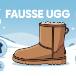 illustration fausse UGG signes visuels contrefaçon