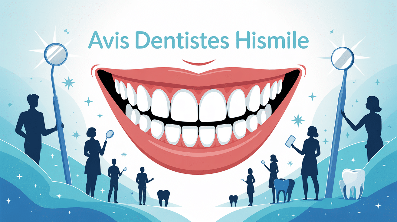 hismile avis dentiste illustration synthèse professionnelle