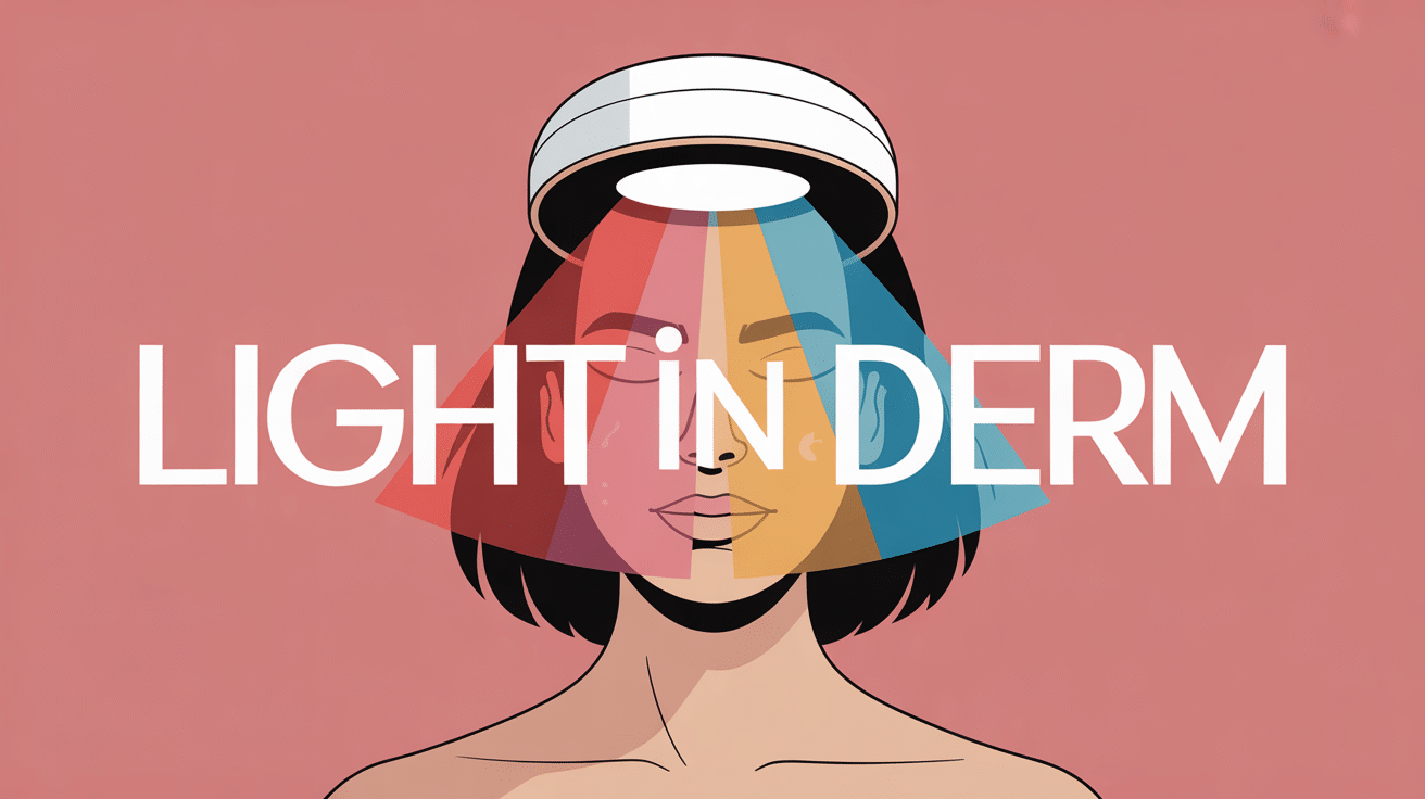 light in derm avis illustration LED visage maison