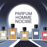 nocibé parfum homme flacons élégants illustration
