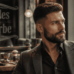 barbe style homme moderne en barber shop