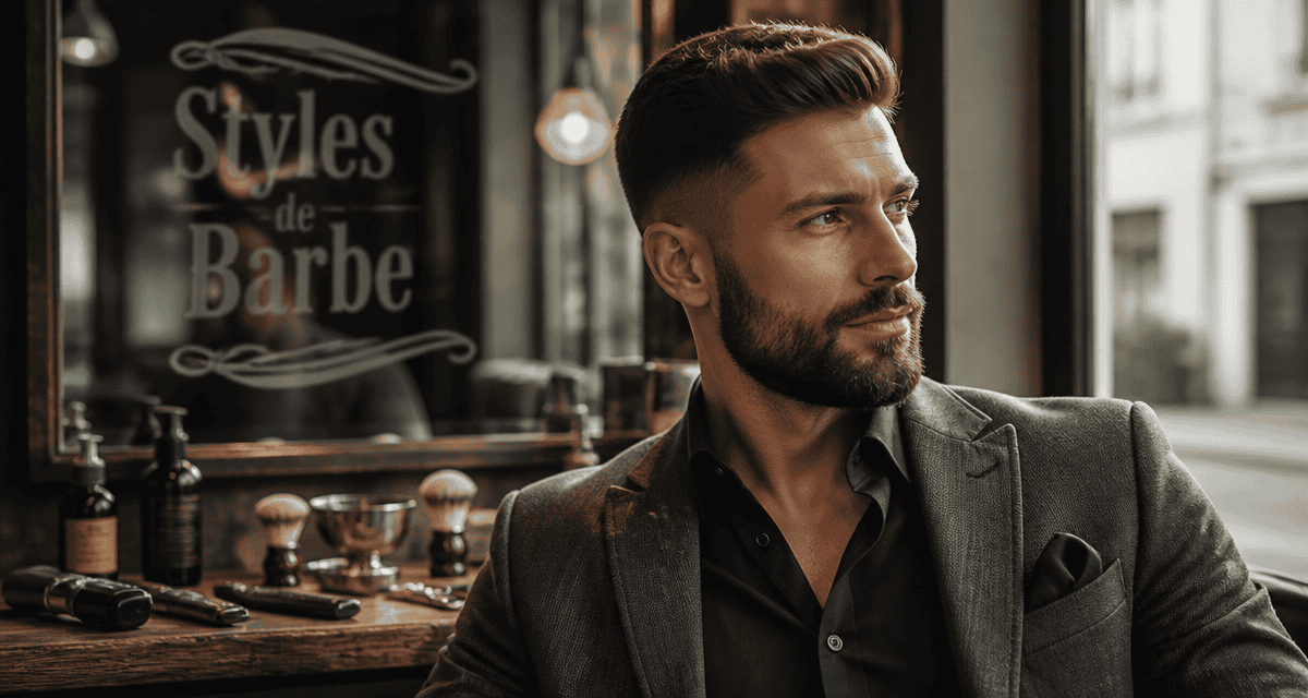 barbe style homme moderne en barber shop