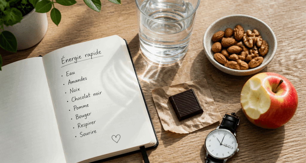 comment avoir de l energie rapidement photo aliments sieste mouvement