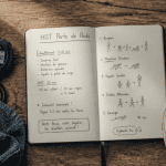 hiit perte de poids accessoires carnet exercices