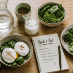 maigrir du ventre alimentation table aliments sains