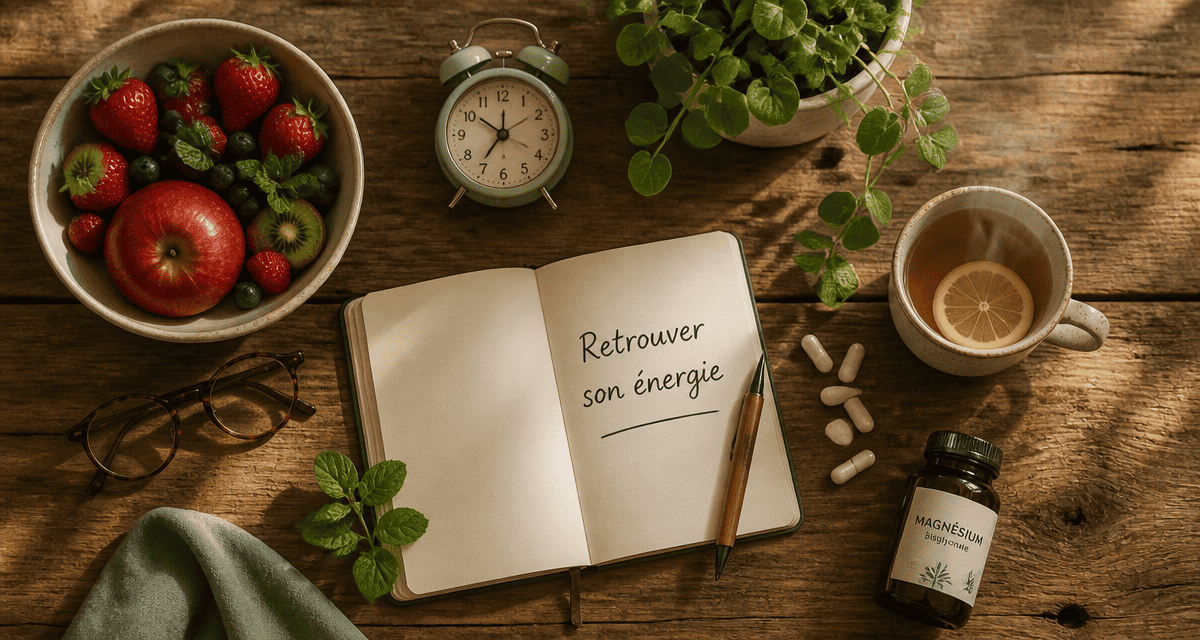manque d energie que faire table objets vitalite