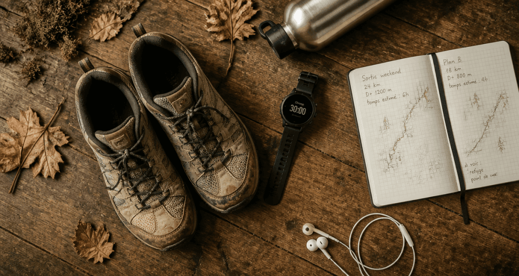 marche 30 minutes par jour chaussures montre parcours