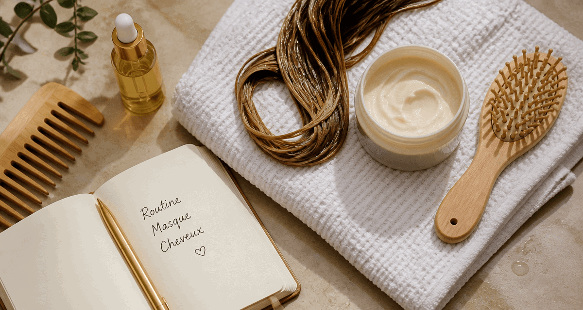 masque cheveux combien de fois par semaine salle de bain routine