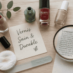 meilleur vernis à ongles flacons INCI loupe