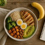 prise de masse musculaire aliments sur table