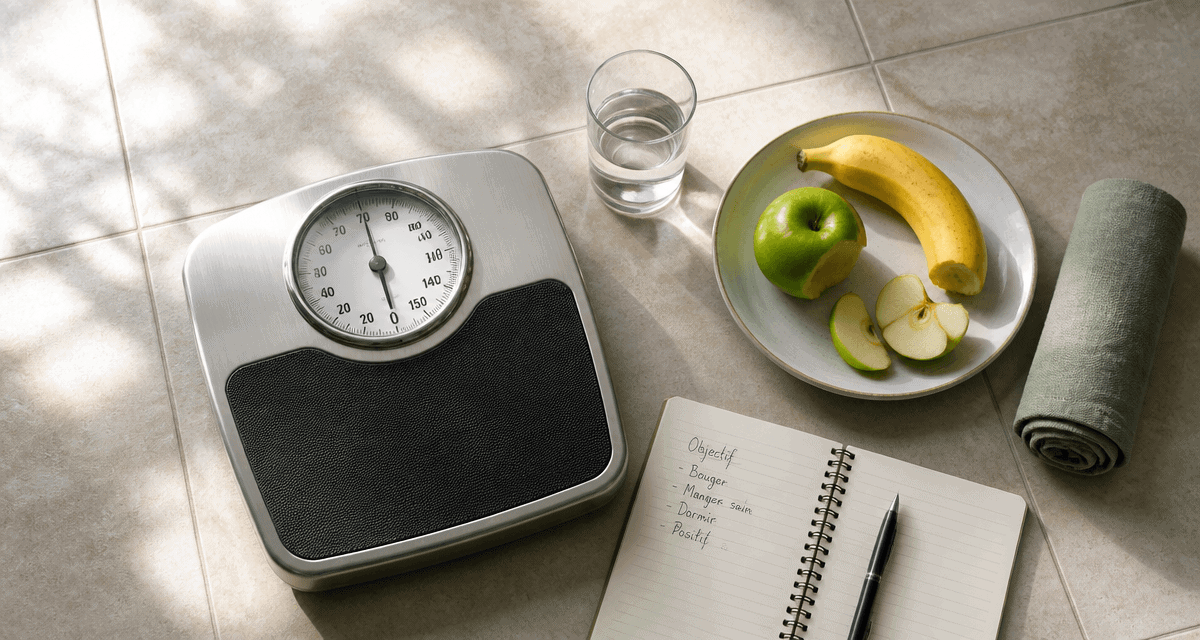 si on se peser le soir combien enlever balance et fruits