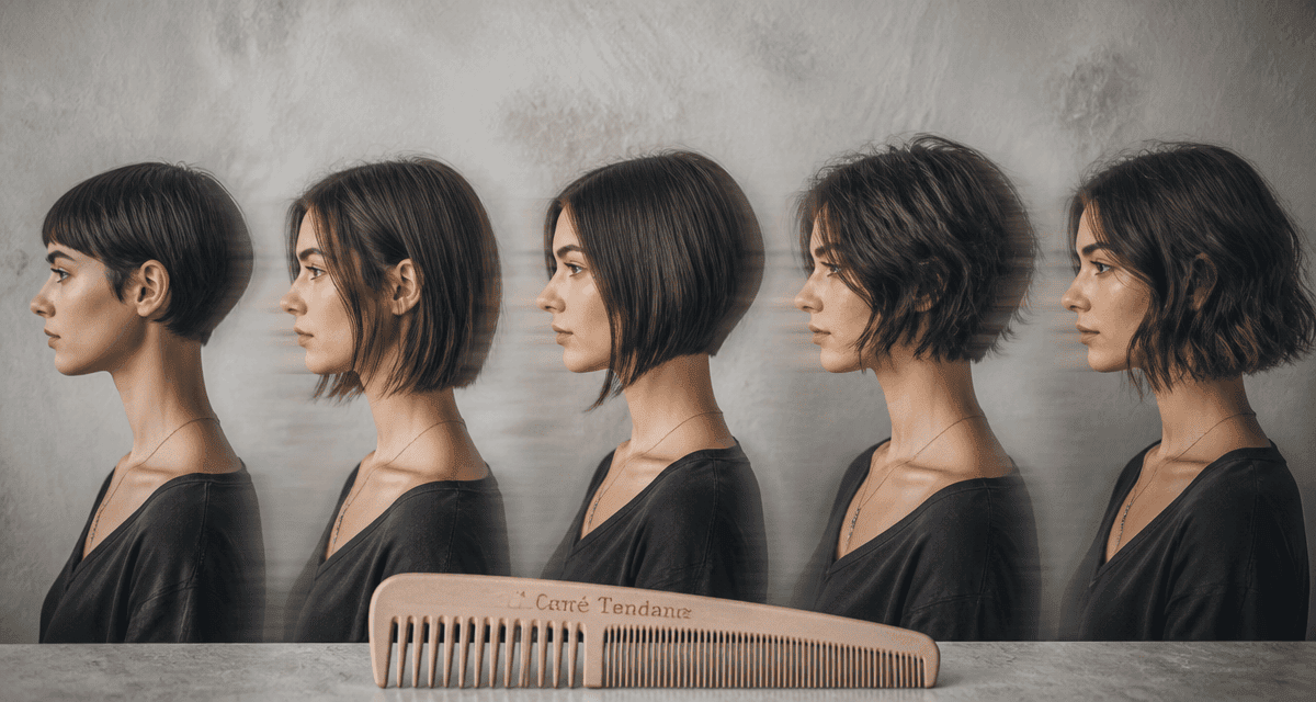 tendance coupe carré femme cheveux fins volumineux