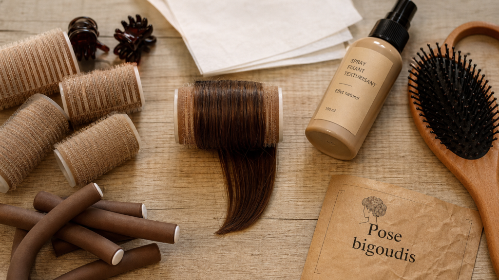 Comment mettre des bigoudis : pose pour boucles volumineuses