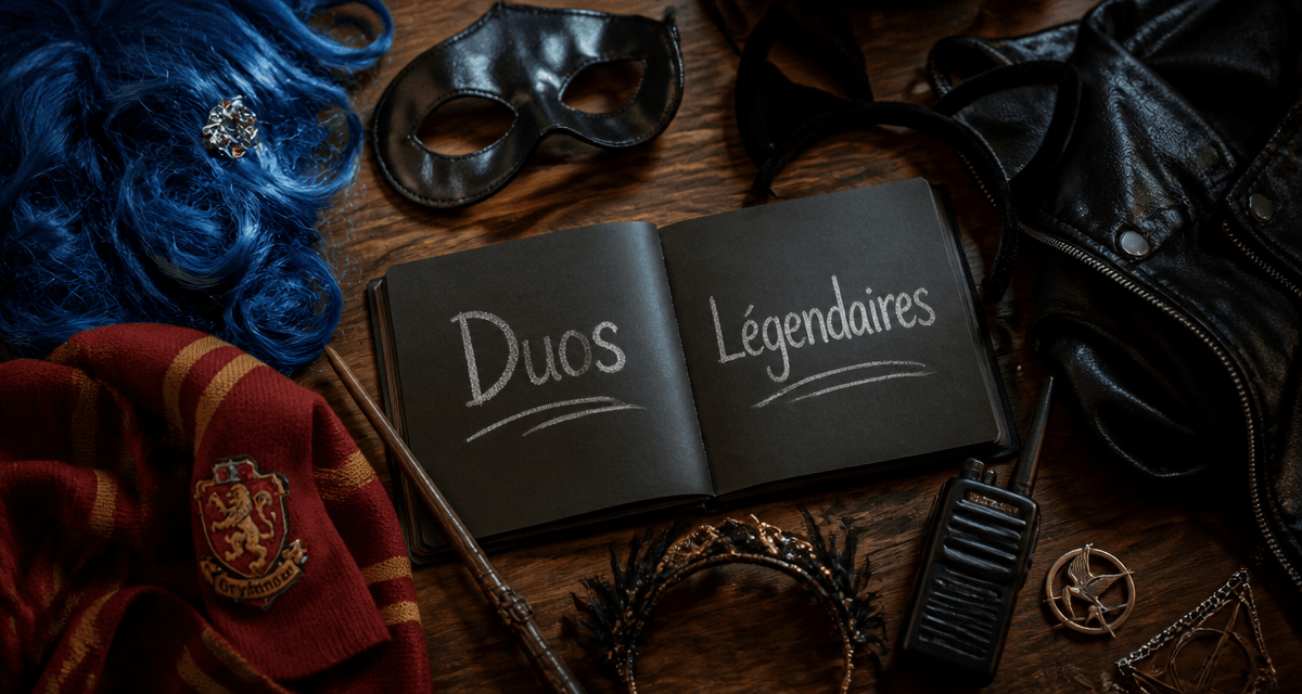 déguisement thème cinéma couple accessoires duos