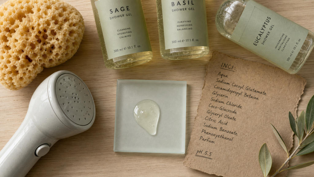 Gel douche que choisir : ingrédients irritants à repérer et critères