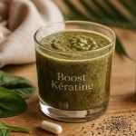 Hair en nails : smoothie et gélule à la kératine et biotine pour renforcer ongles et cheveux