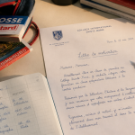 Lettre de motivation voyage scolaire sur bureau d'élève