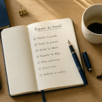 rigueur dans le travail bureau organisé checklist