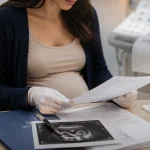 Photo tests sexe bebe DPNI et échographie médicale