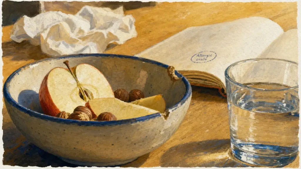 Allergie dans la bouche symptômes : pomme et noisettes, signes d’allergie orale