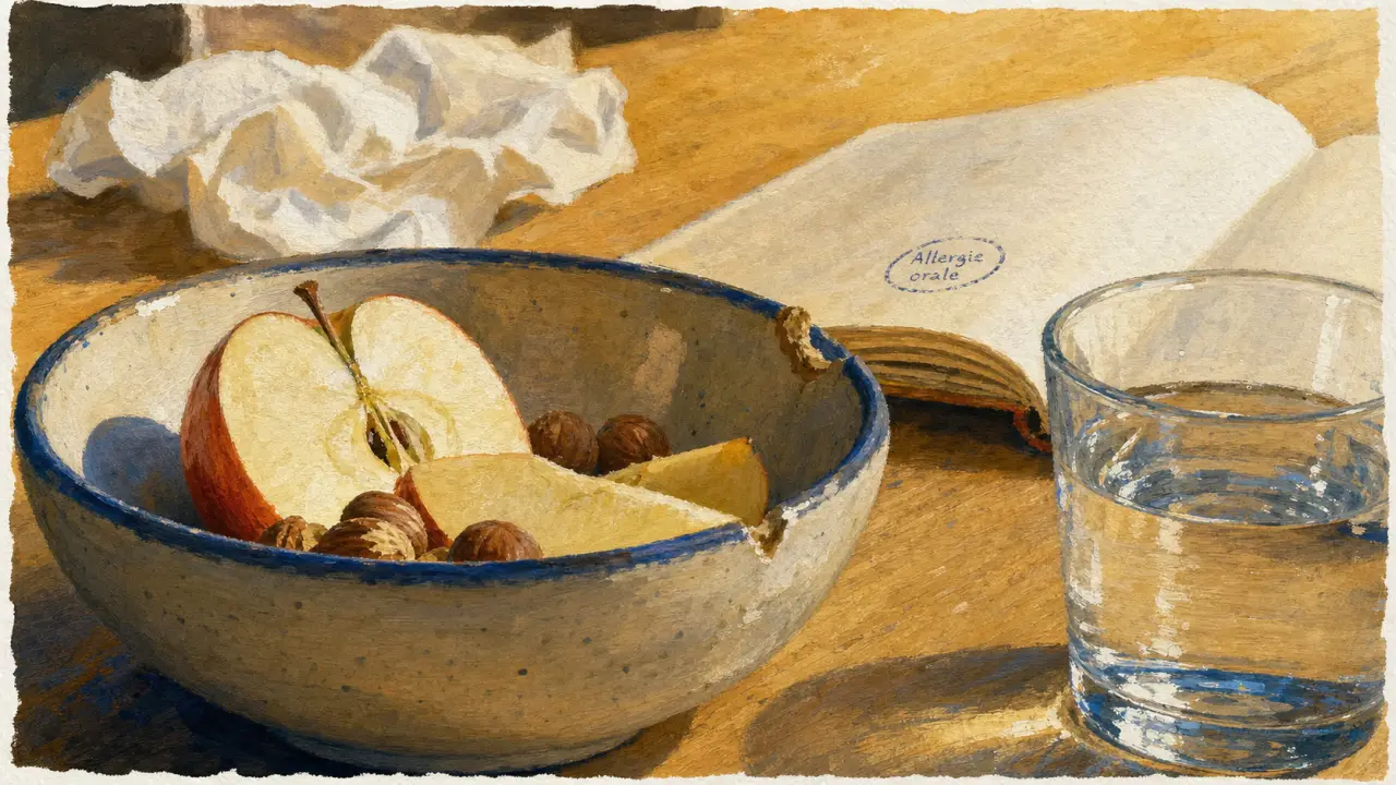 Allergie dans la bouche symptômes : pomme et noisettes, signes d’allergie orale