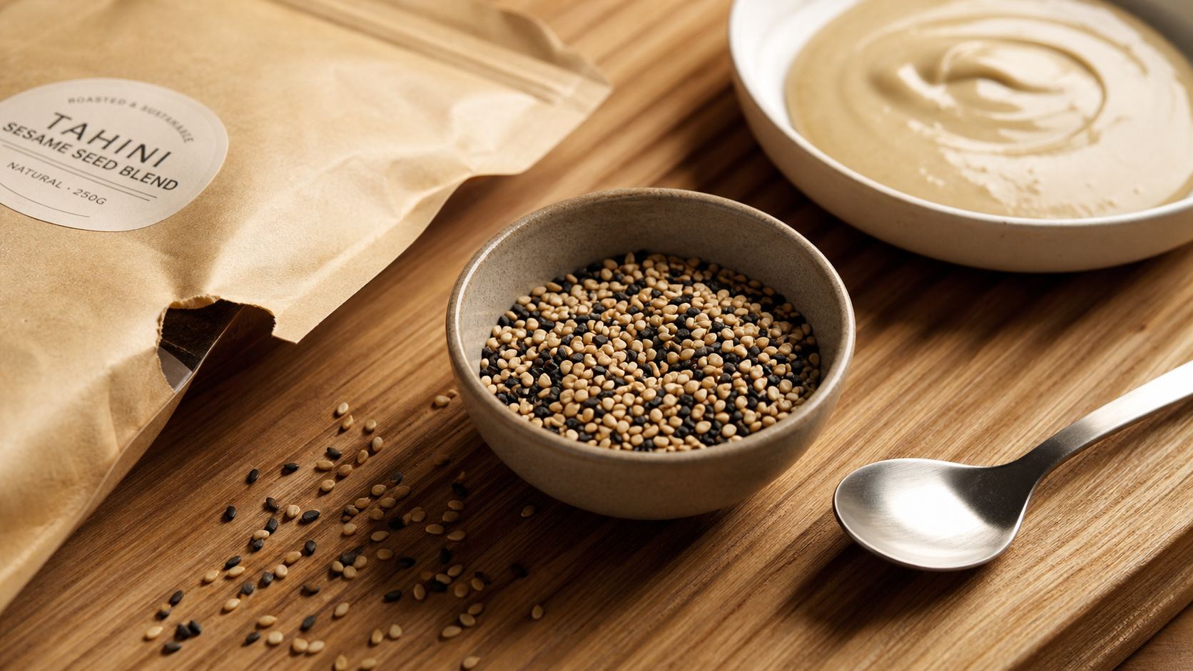 Bienfaits des graines de sesame : bol de graines, calcium, fibres et antioxydants