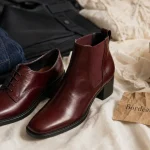 Chaussure bordeaux femme : derby et bottine bordeaux