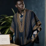 Chemise africaine homme en wax, dashiki et kitenge, studio