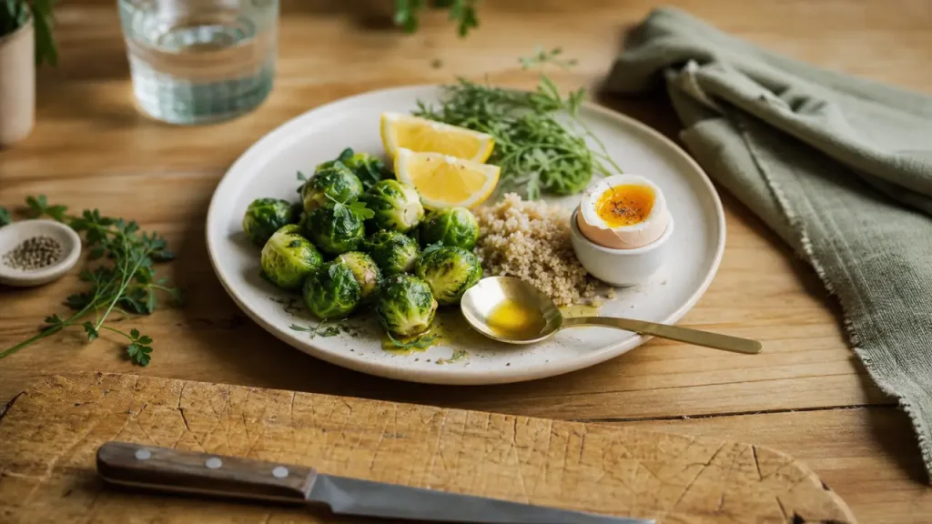 Choux de Bruxelles pour maigrir : 45 kcal, IG 15 et cuisson légère