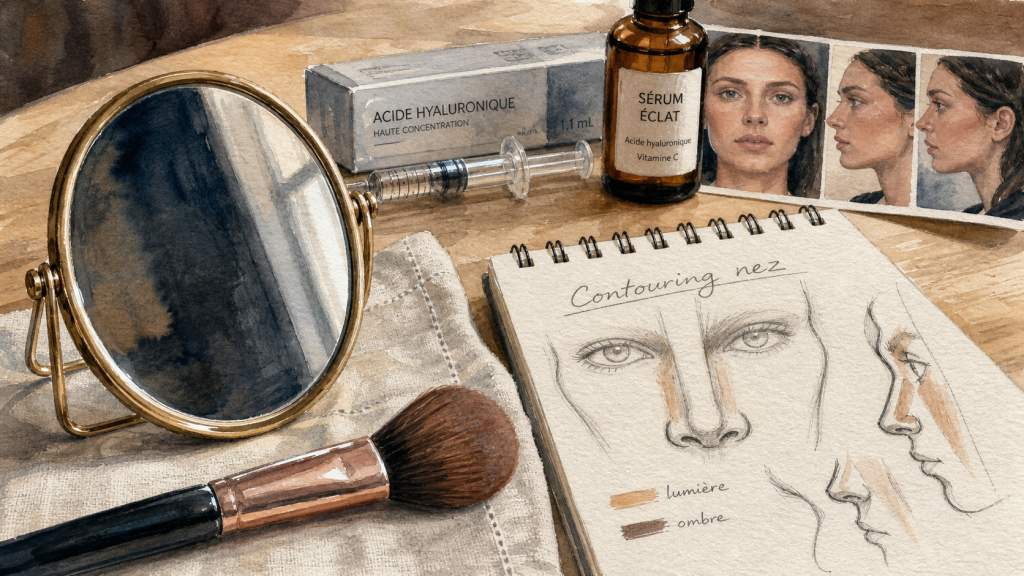 Comment affiner son nez : maquillage contouring et injections (acide hyaluronique)