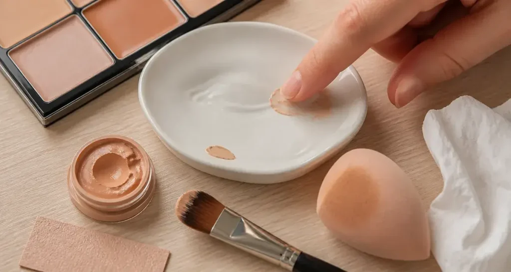 Comment appliquer anti cernes, sans effet masque