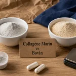 Difference collagene marin et bovin : bols de collagène marin et bovin