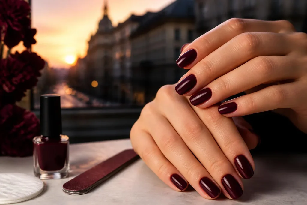 Manucure bordeaux à Bordeaux : salon fiable, nuance juste et tenue qui dure