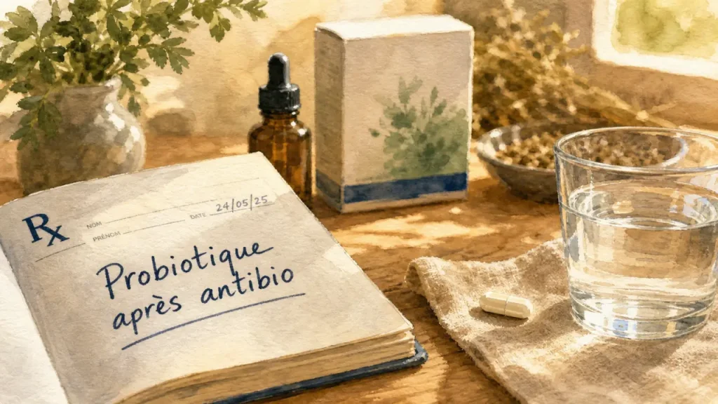 Probiotique après antibio : 2 heures d’écart, souches utiles et précautions à connaître