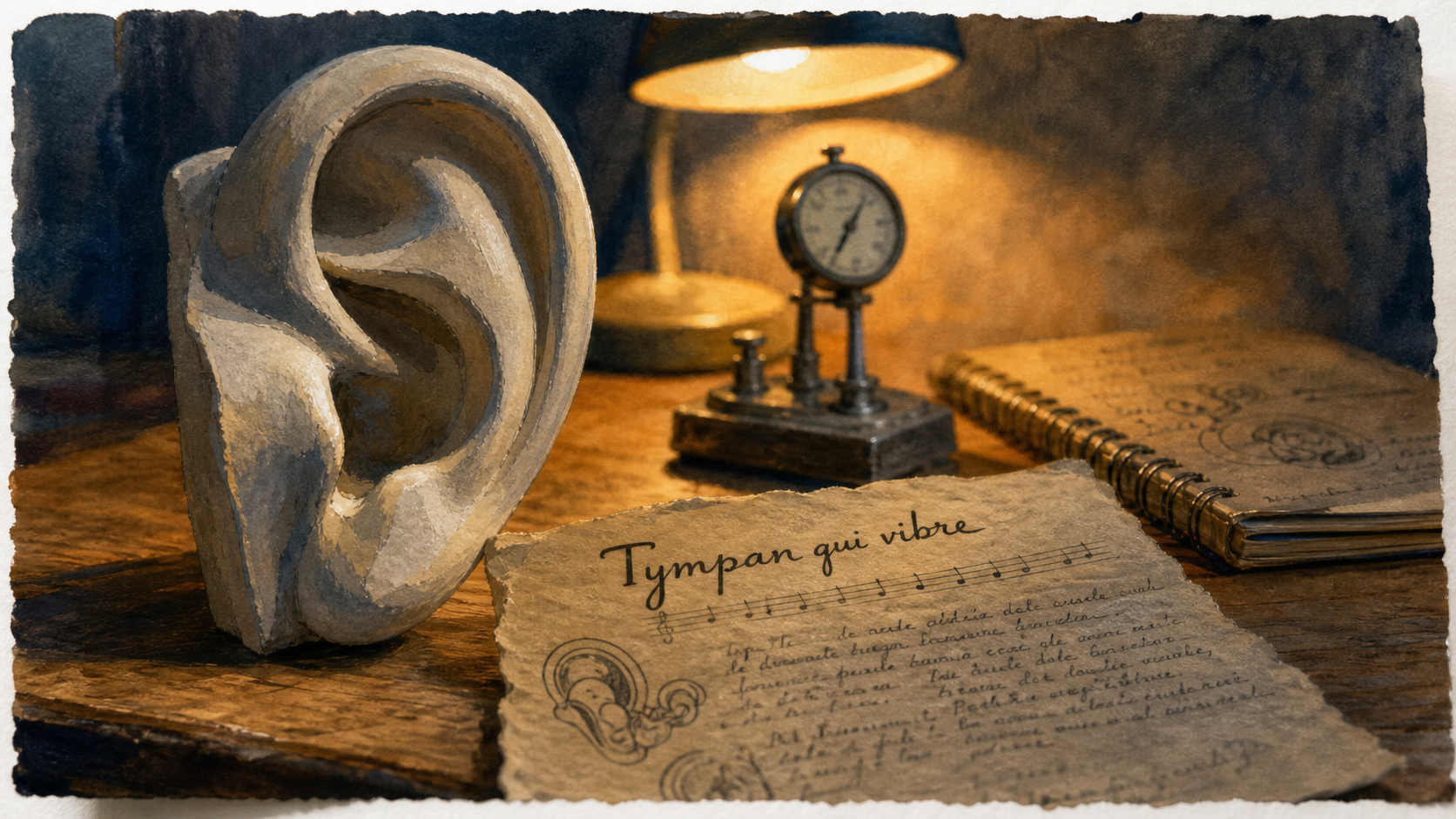 Tympan qui vibre tout seul : oreille et trompe d’Eustache, acouphènes
