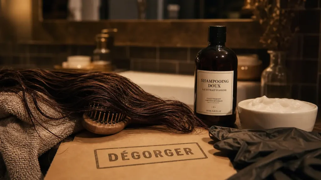 Enlever une coloration cheveux trop foncée sans abîmer la fibre