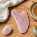 Gua sha : bienfaits, éclat, drainage, détente, pierre quartz rose