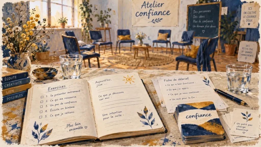 Atelier confiance en soi : prendre sa place sans jouer un rôle