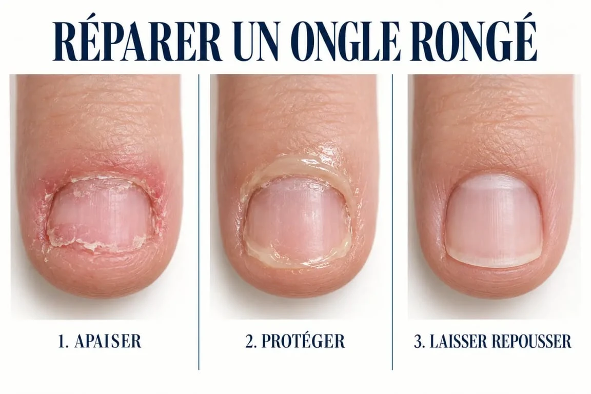 Ongle rongé : étapes de protection et de repousse avec soin des cuticules